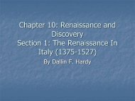 The Renaissance In Italy (1375-1527)