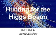 Ulrich Heintz Brown University