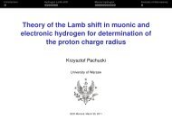 Theory of the Lamb shift in muonic and electronic hydrogen for ...