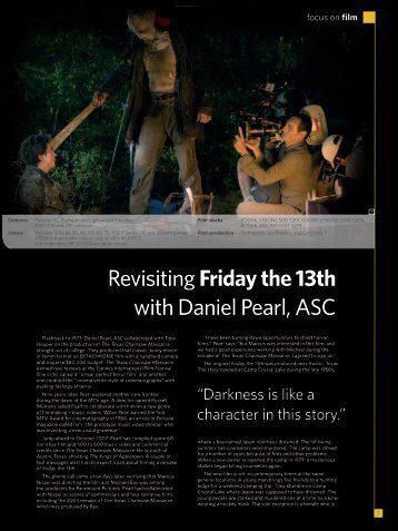 Revisiting Friday the 13th with Daniel Pearl, ASC - Kodak