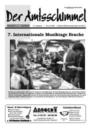 7. Internationale Musiktage Brache - Amt Preetz Land