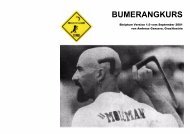 BUMERANGKURS - Das Bumerang-Projekt