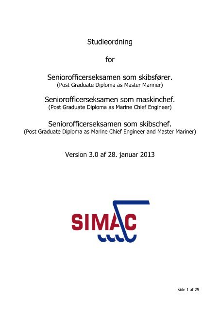 Download studieordning - Simac