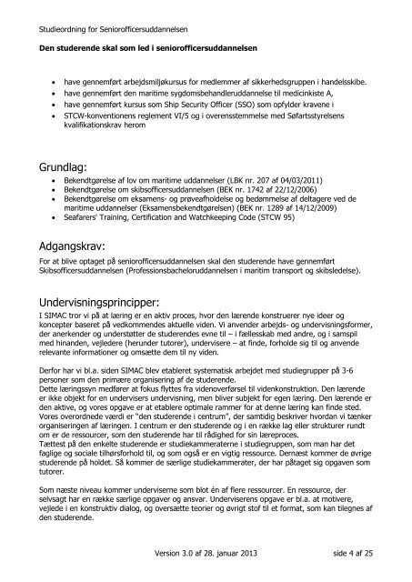 Download studieordning - Simac