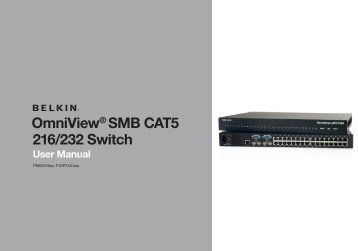 Omniview® SMB CAT5 216/232 Switch