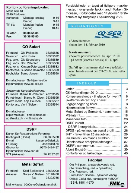 Fagblad 1-2010 - CO-SEA