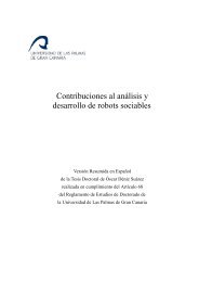 Contribuciones al análisis y desarrollo de robots sociables