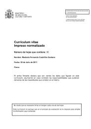 Currículum vitae Impreso normalizado - Universidad de Las Palmas ...