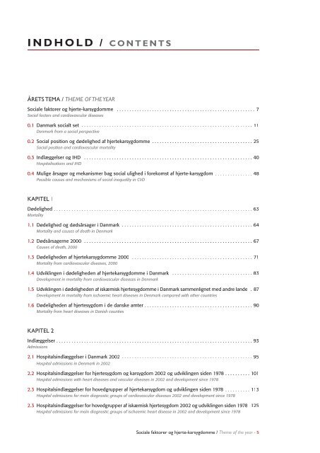 Hjertestatistik 2004 / Heart Statistics 2004 - Statens Institut for ...