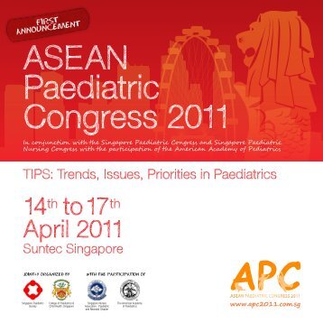 AseAn Paediatric Congress 2011 - Malaysian Paediatric Association