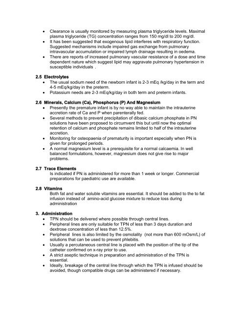 Contents Chapter Topic Page Neonatology Respiratory Cardiology