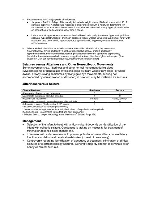 Contents Chapter Topic Page Neonatology Respiratory Cardiology