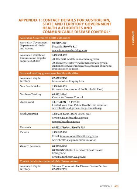 The Australian Immunisation Handbook 10th Edition 2013