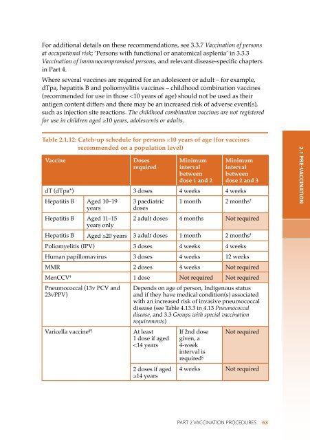 The Australian Immunisation Handbook 10th Edition 2013