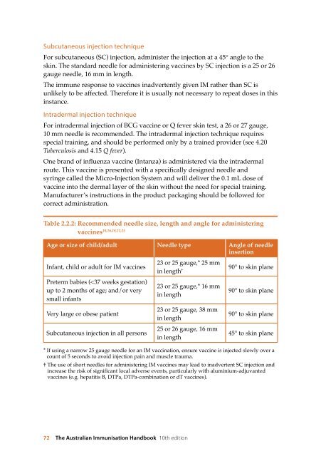 The Australian Immunisation Handbook 10th Edition 2013