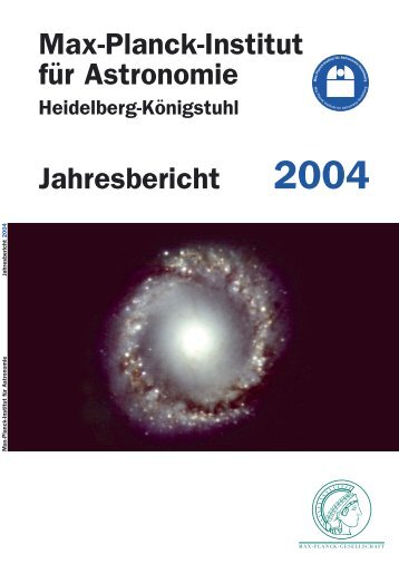 V Menschen und Ereignisse - Max-Planck-Institut für Astronomie