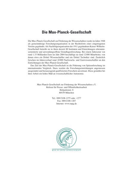 V Menschen und Ereignisse - Max-Planck-Institut für Astronomie