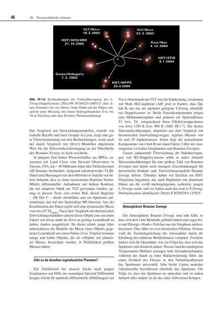 V Menschen und Ereignisse - Max-Planck-Institut für Astronomie