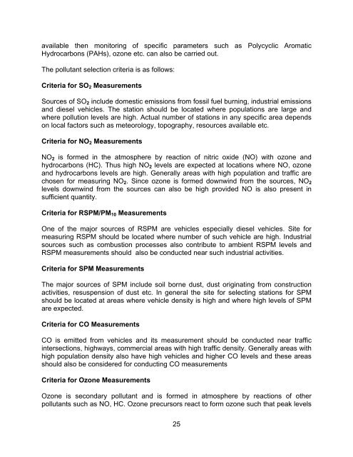 Ambient Air quality Monitoring Guidlines. - Maharashtra Pollution ...