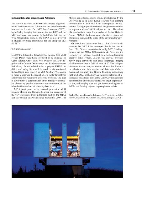 Max Planck Institute for Astronomy - Annual Report 2007