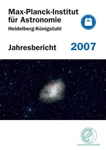 Max-Planck-Institut für Astronomie - Jahresbericht 2007