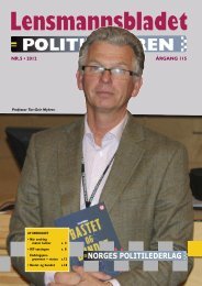 Lensmannsbladet / Politilederen nr. 5/2012 - Norges Politilederlag