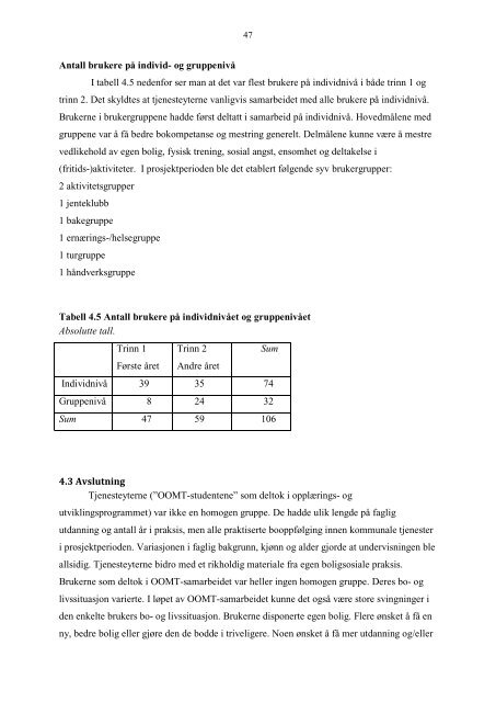 Diakonhjemmet Høgskole Rapport 2011/8 - Nav