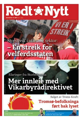 En streik for velferdsstaten - Rød Ungdom