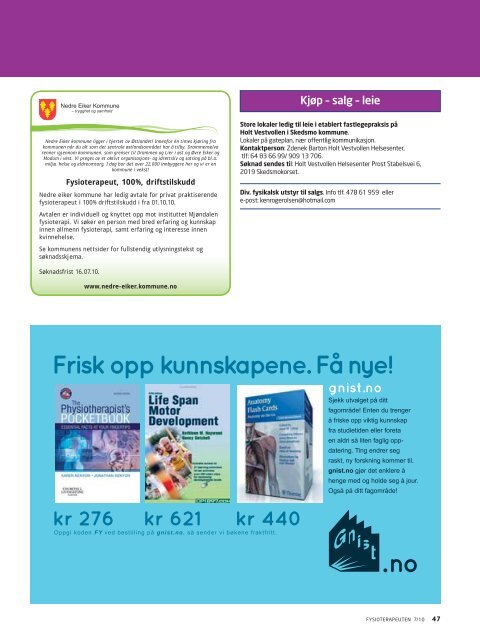 Last ned PDF - Fysioterapeuten