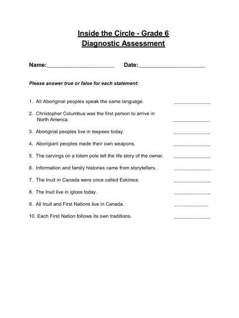 Diagnostic Survey