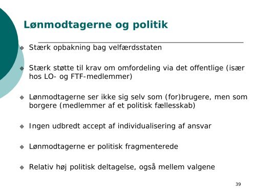 Fagforeningen i fremtiden – organisation og medlemmer i bevægelse