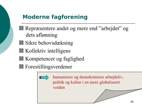 Fagforeningen i fremtiden – organisation og medlemmer i bevægelse