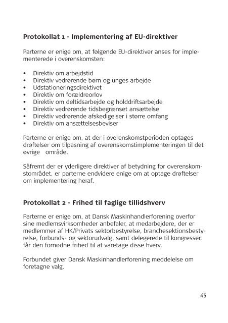 Overenskomst 2013-14 - Dansk Maskinhandel