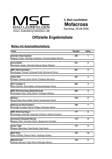 Mofa Cross 2007 - Msc Bad Leonfelden