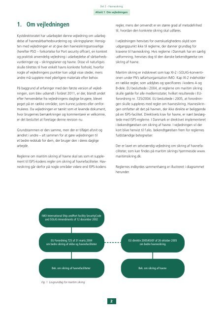 Vejledning til Maritim Sikring Havnesikring - Danske Havne