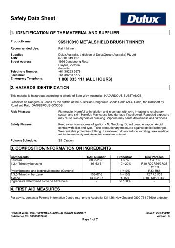 Hammerite - hammerite paint msds