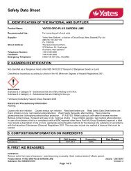 Quicklime Msds Clogrennane Lime Ltd