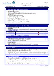 Sicherheitsdatenblatt - Diversey