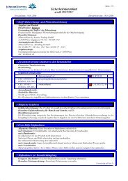 Sicherheitsdatenblatt - Diversey