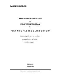 samsø kommune beslutningsgrundlag funktionsprogram - Borger