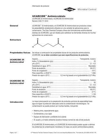 UCARCIDE™ Antimicrobials - The Dow Chemical Company