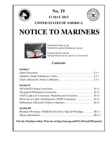 Entire NtM (1 MB) - Maritime Safety Information - National ...