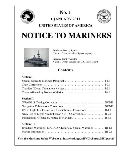 Entire NtM (2 MB) - Maritime Safety Information - National ...