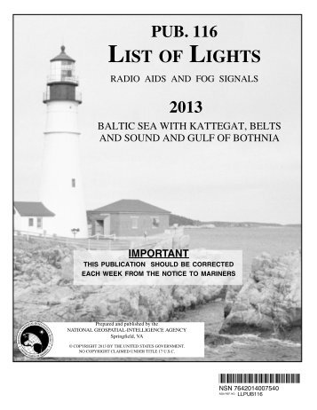 Pub 116 - Maritime Safety Information - National Geospatial ...