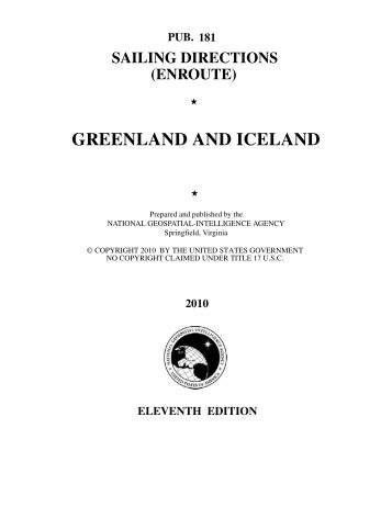 greenland and iceland - Maritime Safety Information - National ...