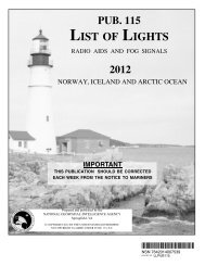 LIST OF LIGHTS - Maritime Safety Information - National Geospatial ...