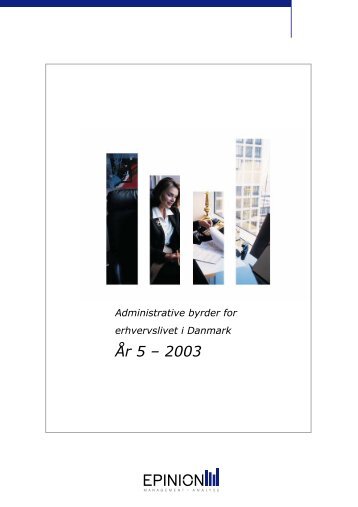 Administrative byrder for erhvervslivet i Danmark 2003