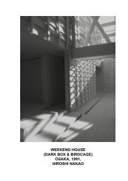 weekend house (dark box & birdcage) osaka, 1991 ... - mikkel breck