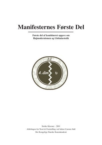 Manifesternes Første Del - Smike Käszner