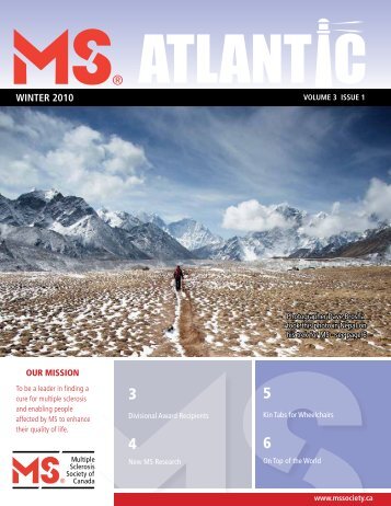 winter 2010 - Multiple Sclerosis Society of Canada